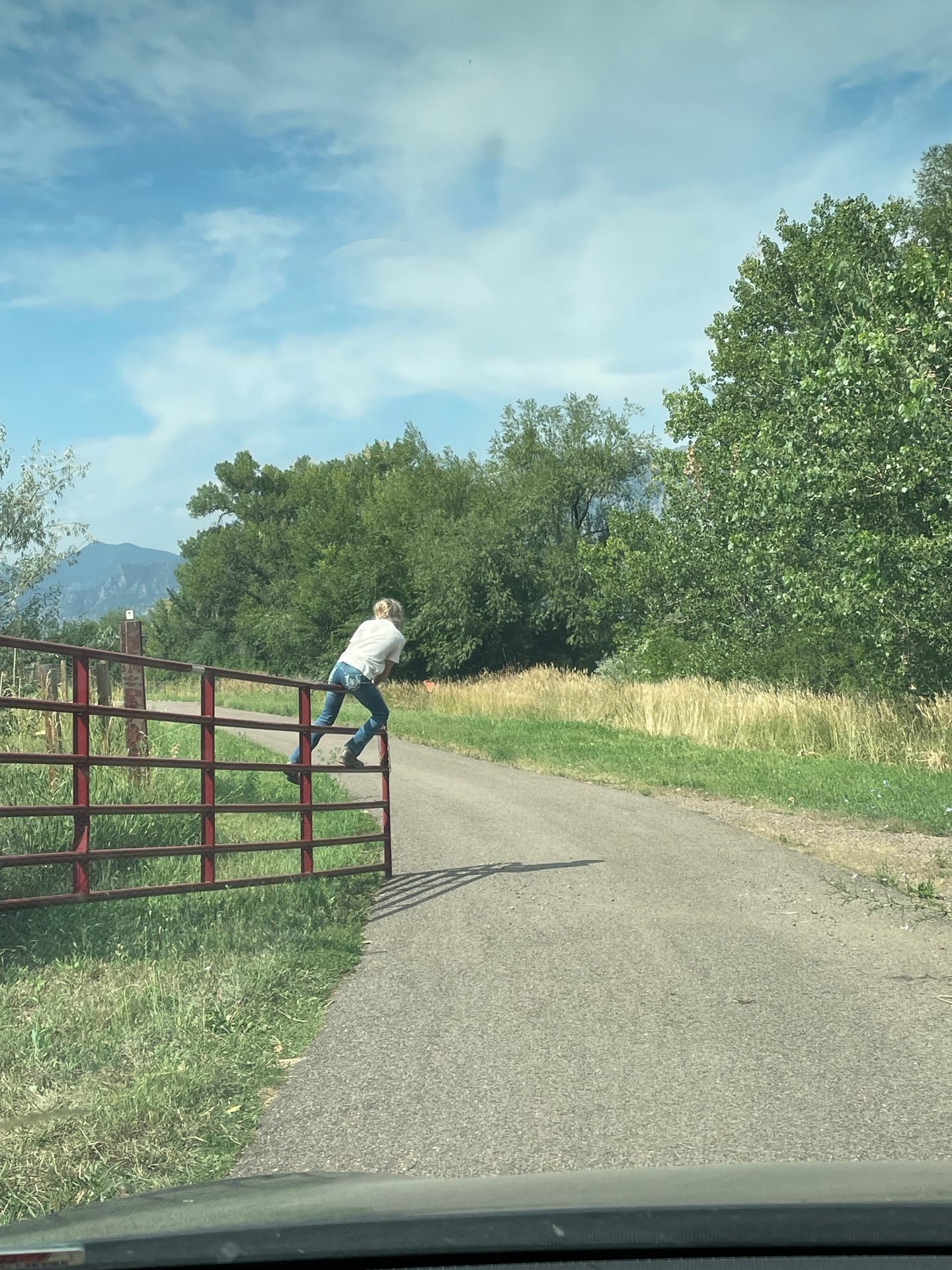 Open the gate